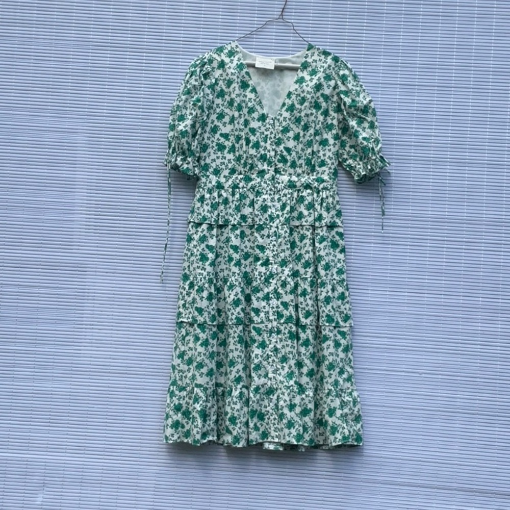 Hyacinth House green tired dress